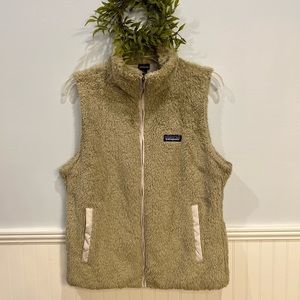 Womens Patagonia Los Gatos vest, tan, large
